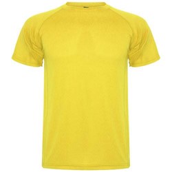 Obrázky: Žlté funkčné detské ragl. tričko, veľ. 4
