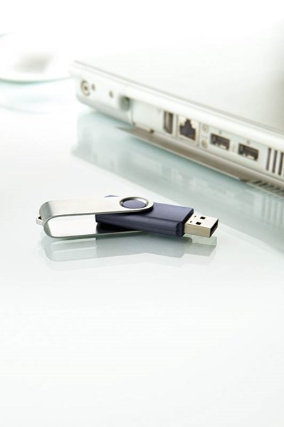 Obrázky: USB kľúč 1 GB, modrá, Obrázok 3
