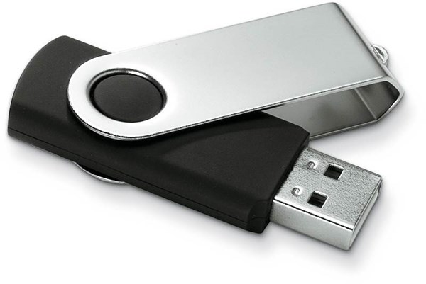 Obrázky: Techmate čierno-strieb.vykláp USB flash disk 32GB
