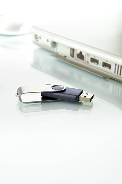 Obrázky: USB kľúč 2 GB, modrá, Obrázok 4