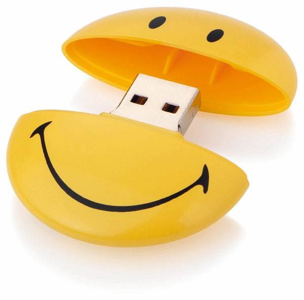 Obrázky: USB flash disk 16GB v tvare Smajlíka