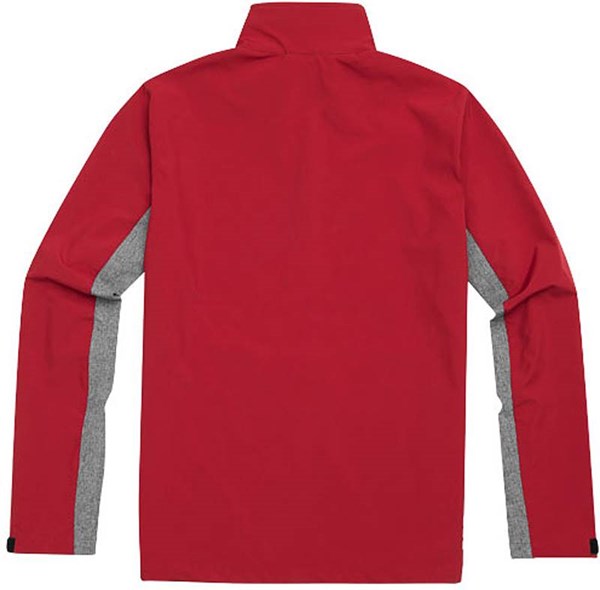 Obrázky: Pánska červeno-šedá softshellová bunda Vesper L, Obrázok 2