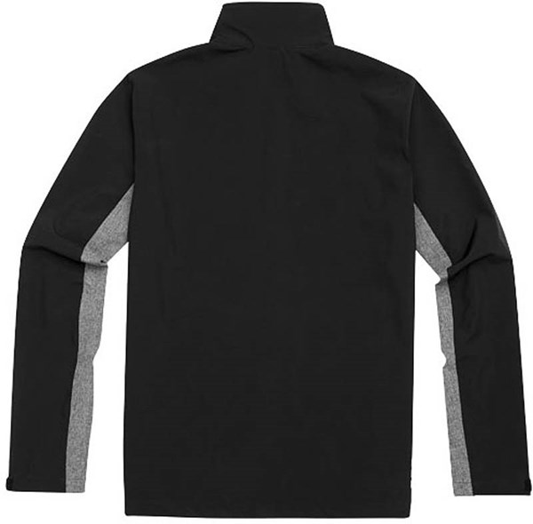 Obrázky: Pánska čierno-šedá softshellová bunda Vesper XXL, Obrázok 2