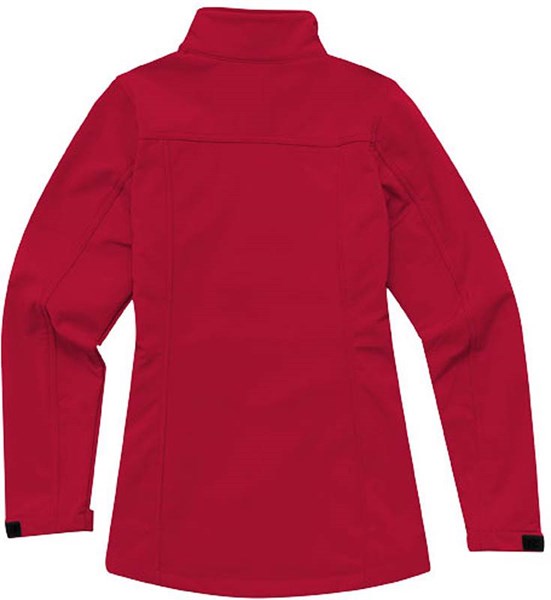 Obrázky: Červená dámska softshellová bunda Maxson ELEVATE L, Obrázok 2