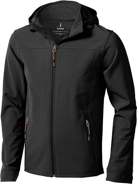 Obrázky: Langley softshell bunda ELEVATE,antracitová XXXL