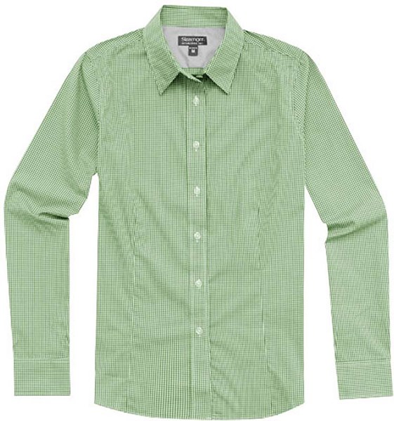 Obrázky: Net dámska zelená kockovaná košeľa SLAZENGER L