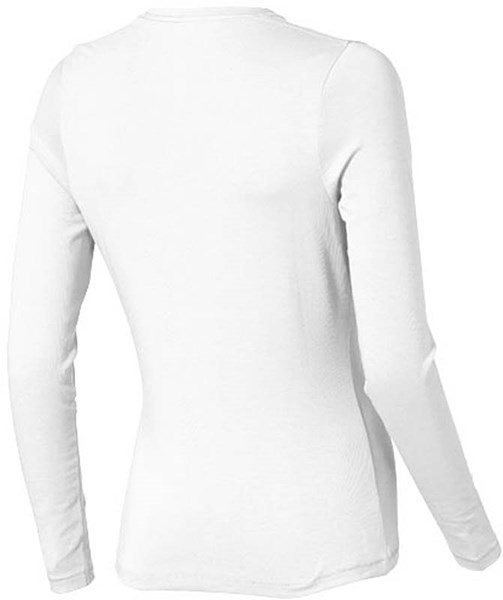 Obrázky: Dámske tričko ELEVATE s dl. rukávom biele XL, Obrázok 2