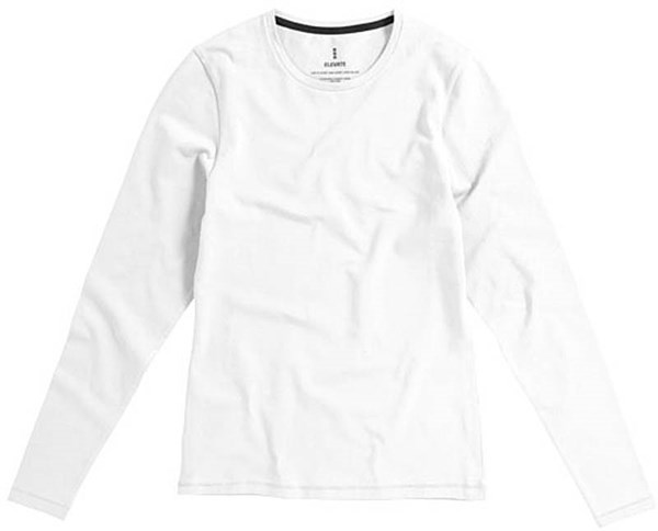 Obrázky: Dámske tričko ELEVATE s dl. rukávom biele XL, Obrázok 8