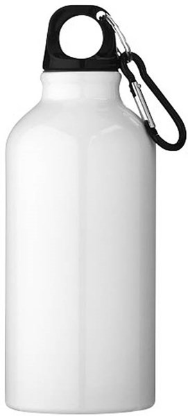 Obrázky: Biela hliniková fľaša 0,35 litra s karabínou, Obrázok 2