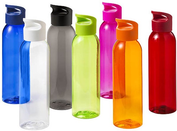 Obrázky: Jednoplášťová transparentná čierna fľaša 650 ml, Obrázok 5