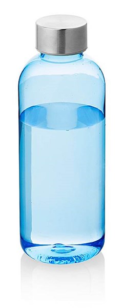 Obrázky: Plastová fľaša Spring, transparentná modrá