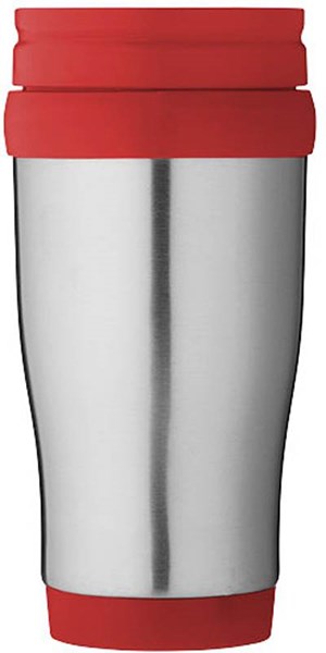 Obrázky: Striebor.nerez termokanvička s červeným viečkom , Obrázok 2