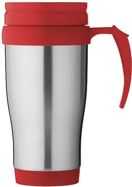 Obrázky: Striebor.nerez termokanvička s červeným viečkom , Obrázok 5