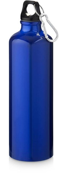 Obrázky: Modrá hliníková fľaša s karabinou