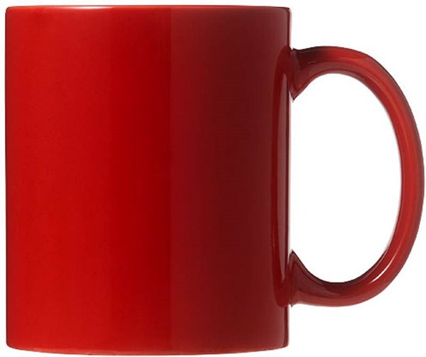 Obrázky: Keramický hrnček 330 ml v krabičke červený, Obrázok 3