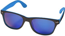 Obrázky: Čierno-modré slnečné okuliare s farebnými sklami