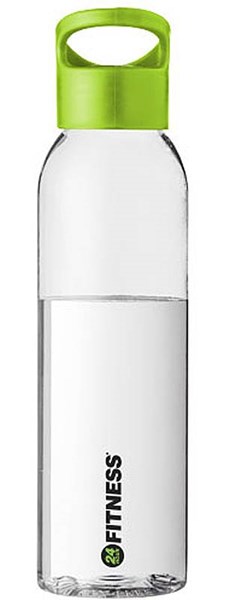 Obrázky: Transparentná fľaša so zeleným viečkom, 650 ml, Obrázok 4