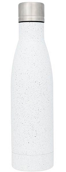 Obrázky: Biela bodkovaná medená vákuová izol.fľaša, 500 ml, Obrázok 3