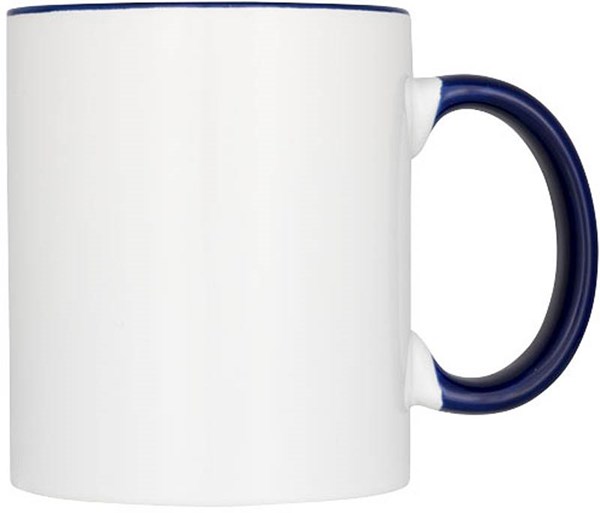 Obrázky: Modrý hrnček vhodný aj pre sublimačnú tlač,330 ml, Obrázok 2