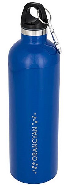 Obrázky: Modrá vákuová termoska, 530 ml, Obrázok 4