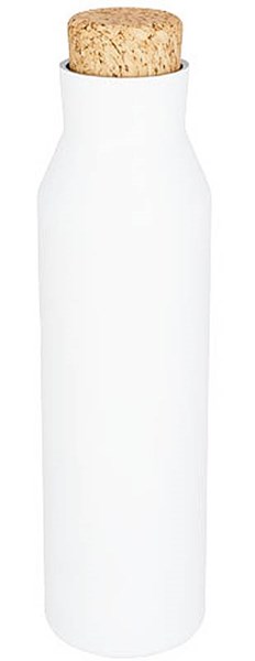 Obrázky: Biela fľaša s korkovým uzáverom, 590 ml, Obrázok 3