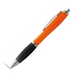 Obrázky: Oranžové pero pero s čiernym úchopom, ČN