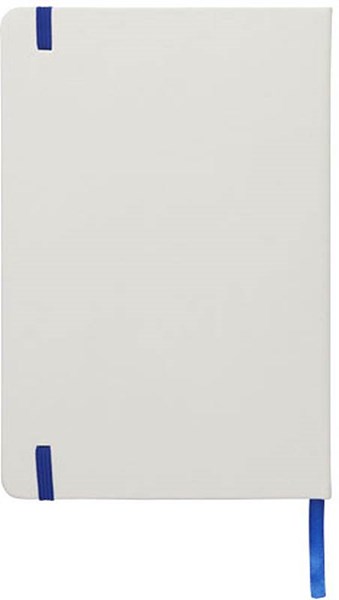 Obrázky: Biely poznámkový blok A5 s modrou stuhou, Obrázok 2