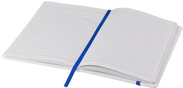 Obrázky: Biely poznámkový blok A5 s modrou stuhou, Obrázok 3