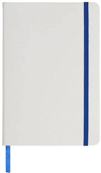 Obrázky: Biely poznámkový blok A5 s modrou stuhou, Obrázok 4