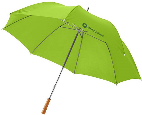 Obrázky: Veľký golf.dáždnik,tvarovaná rukoväť, limetkový, Obrázok 3