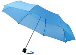 Obrázky: Modrý trojdielny skladací dáždnik