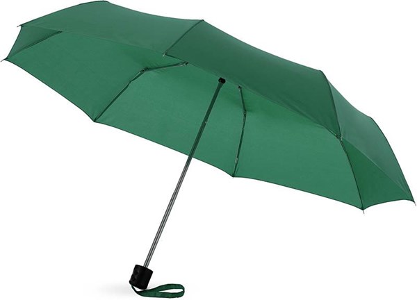 Obrázky: Zelený trojdielny skladací dáždnik
