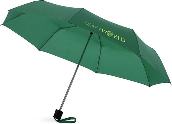 Obrázky: Zelený trojdielny skladací dáždnik, Obrázok 4