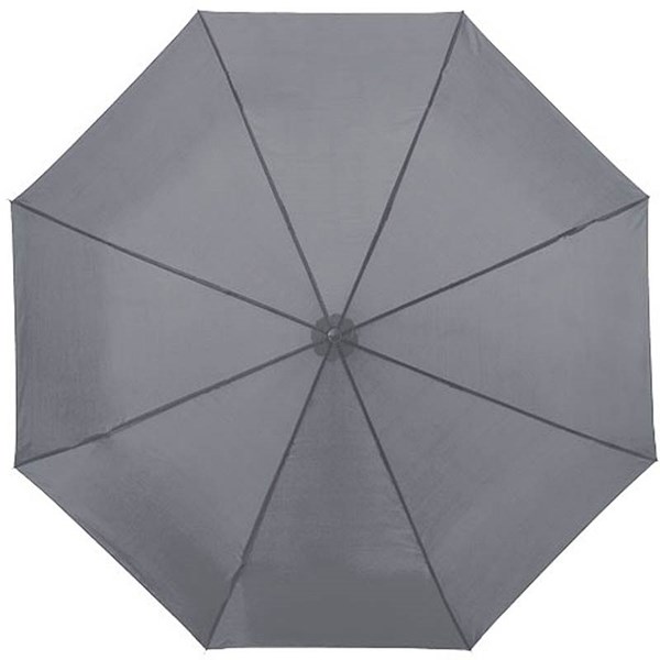 Obrázky: Šedý trojdielny skladací dáždnik, Obrázok 2