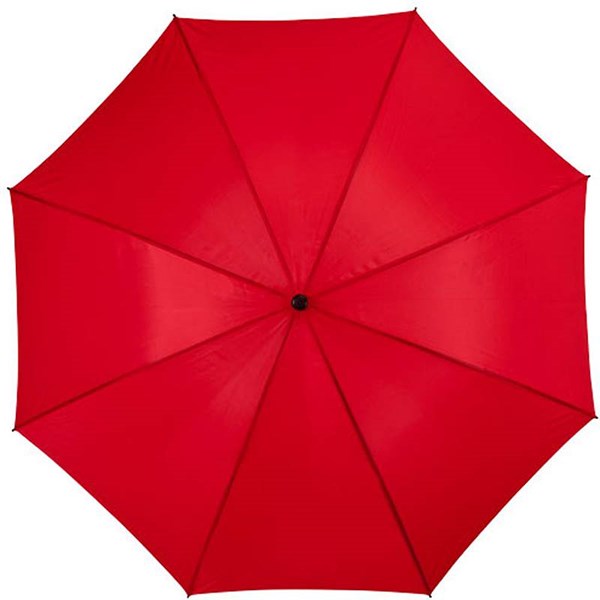 Obrázky: Červený golfový dáždnik s tvarovanou rúčkou, Obrázok 2