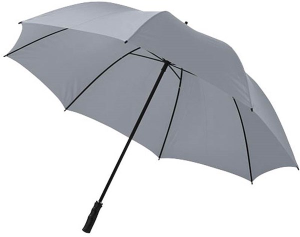 Obrázky: Šedý golfový dáždnik s tvarovanou rukoväťou