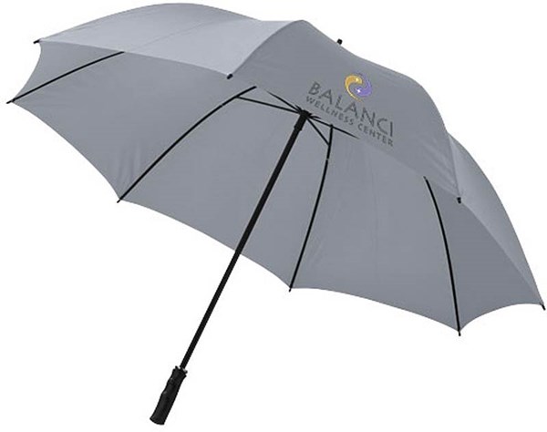 Obrázky: Šedý golfový dáždnik s tvarovanou rukoväťou, Obrázok 3