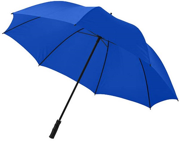 Obrázky: Král. modrý golfový dáždnik s tvarovanou rukoväťou