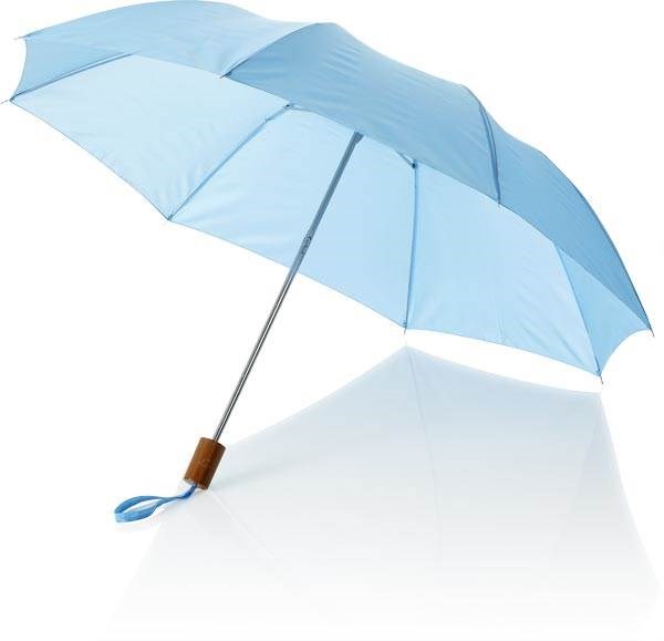 Obrázky: Svetlo-modrý skladací dáždnik
