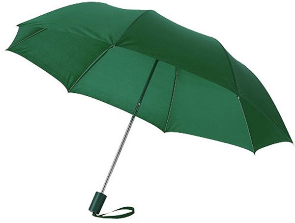 Obrázky: Zelený skladací dáždnik, rovná rukoväť
