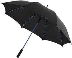 Obrázky: Černý deštník 23" s modrými doplňky