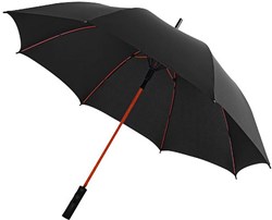 Obrázky: Černý deštník 23" s červenými doplnkami