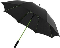 Obrázky: Černý deštník 23" so zelenými doplnkami