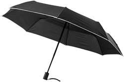 Obrázky: Čierny dvojsekčný plne automatický dáždnik