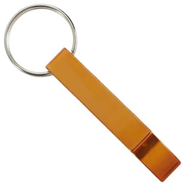 Obrázky: Oranžový hliníkový otvárač na fľaše a plechovky, Obrázok 2
