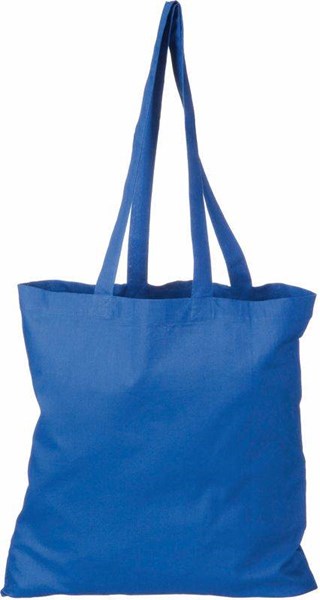 Obrázky: Bavlnená taška, výška uší 30 cm, modrá