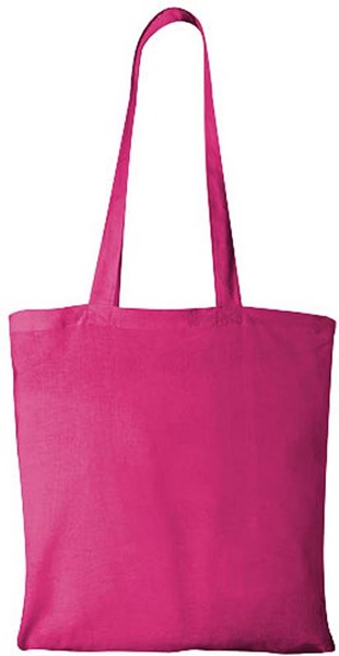 Obrázky: Bavlnená nákupná taška, ružová, Obrázok 2