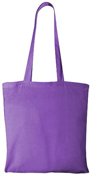 Obrázky: Bavlnená nákupná taška, fialová, Obrázok 2