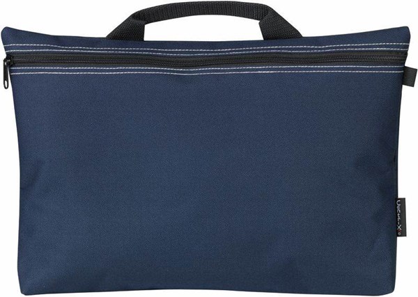 Obrázky: Polyesterová konferenčná taška do ruky, modrá, Obrázok 3