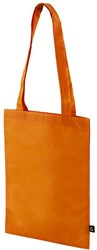 Obrázky: Oranžová promo taška z netkanej textílie